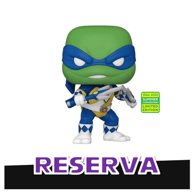 Funko Pop! Leonardo as Blue Ranger (SDCC 2022) - TMNT x Power Rangers