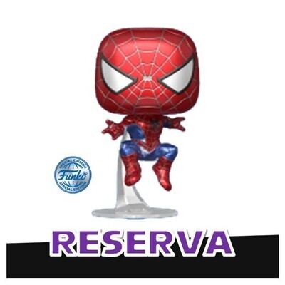 (RESERVA) Funko Pop! Friendly Neighborhood Spider-Man (Metallic) (Special Edition) - Spider-Man No Way Home