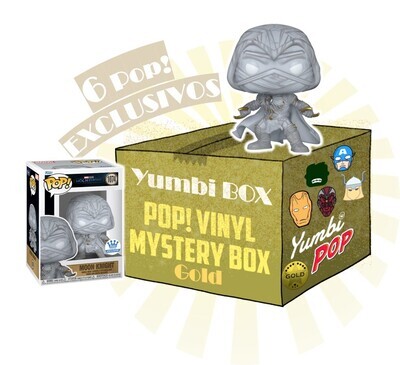 Yumbi Mystery Box GOLD - Moon Knight (Funko Exclusive) + 5 POP! de MARVEL