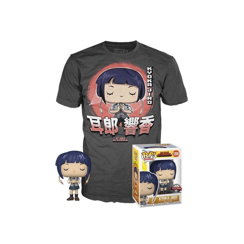 Funko Pop! &amp; Tee Kyoka Jiro (Special Edition) + Camiseta exclusiva - My Hero Academia