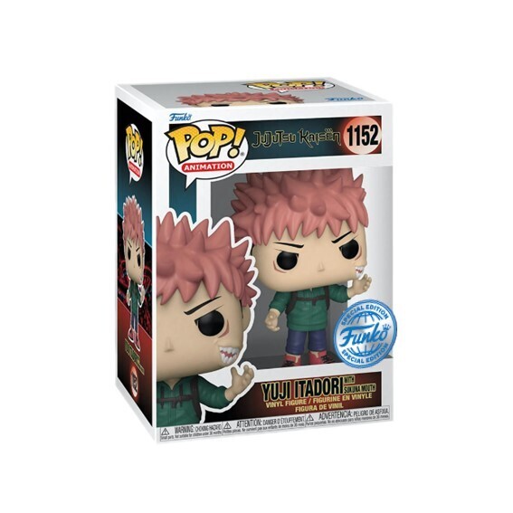 Funko Pop! Yuji Itadori with Sukuna mouth 1152 (SE) - Jujutsu Kaisen