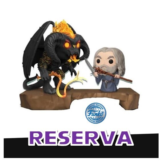 (RESERVA) Funko Pop! Moment Gandalf vs Balrog (Special Edition) - Lord of the Rings