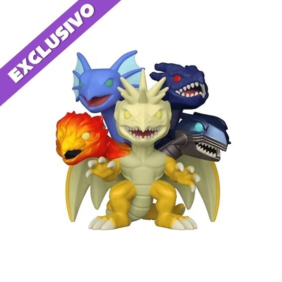 Funko Pop! 6&#39;&#39; Five-Headed Dragon (2022 Fall Convention) - Yu-Gi-Oh!