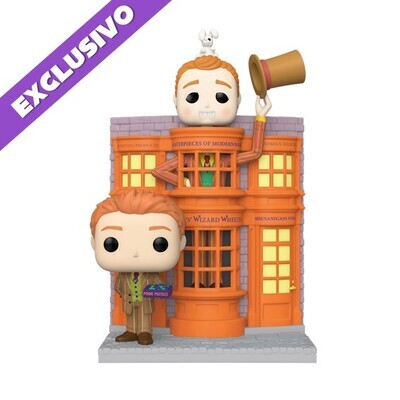 Funko Pop! Deluxe Fred Weasley with Weasleys' Wizard Wheezes (Special Edition) - Harry Potter
