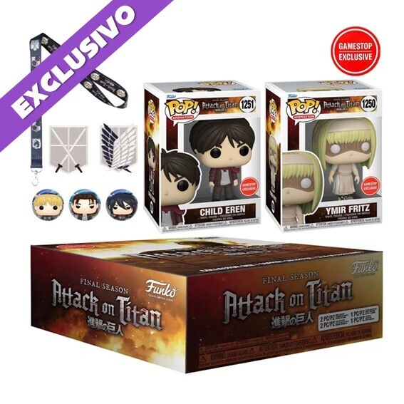 Funko Pop! BOX Attack on Titan (Gamestop Exclusive)