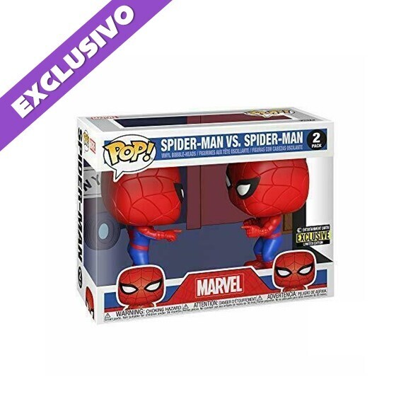 Funko Pop! 2 Pack Spider-Man Vs. Spider-Man (EE Exclusive) - Marvel