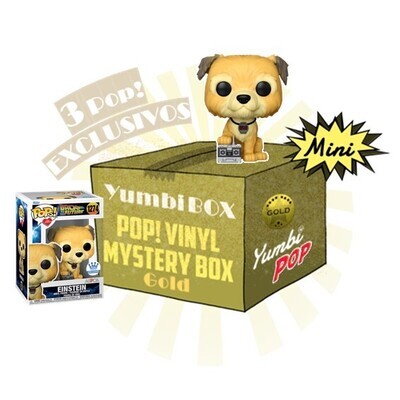 Mini-Yumbi Mystery Box GOLD - Einstein (Funko Exclusive) + 2 POP! EXCLUSIVOS