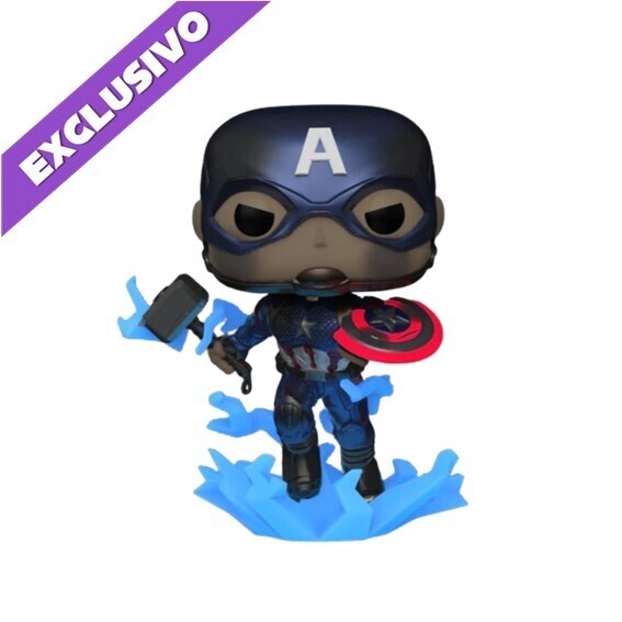 Funko Pop! Captain America (GITD) (Special Edition) - Avengers Endgame