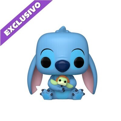 Funko Pop! Stitch with Turtle (Special Edition) - Disney Lilo & Stitch