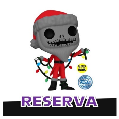(RESERVA) Funko Pop! Santa Jack (GITD) (Special Edition) - The Nightmare Before Christmas Disney