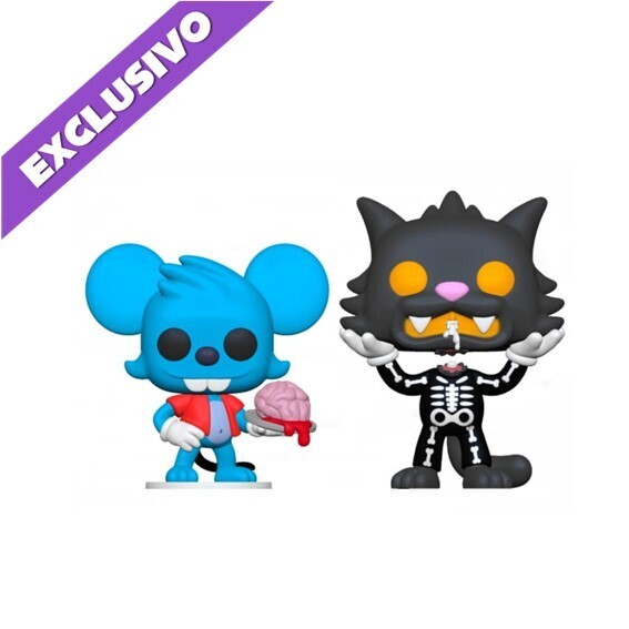 Funko Pop The Simpsons 1267 Itchy and Scratchy Halloween em Promoção