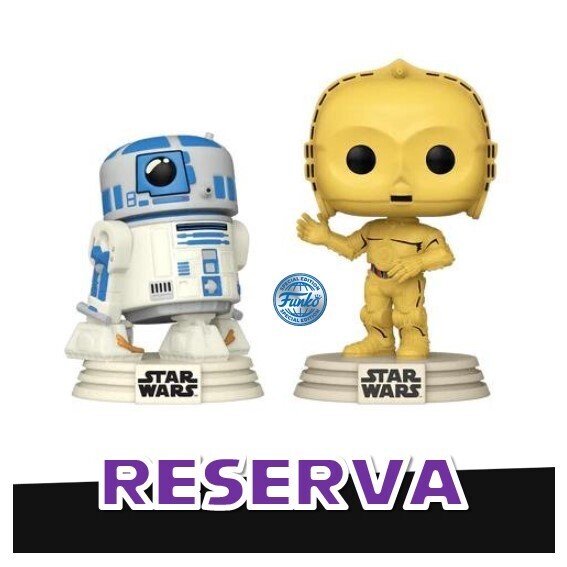 (RESERVA) Funko Pop! 2-pack R2-D2 & C-3P0 (Special Edition) - Star Wars Retro
