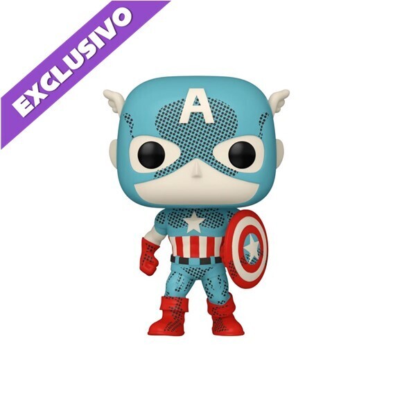 Funko Pop! Captain America 1319 (Special Edition) - Marvel Retro Reimagined