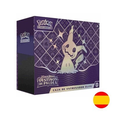 ETB Elite Trainer Box Destinos de Paldea (en Español) - TCG Pokemon Escarlata y Púrpura