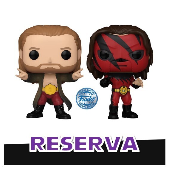 (RESERVA) Funko Pop! 2 pack Edge &amp; Kane (Special Edition) - WWE