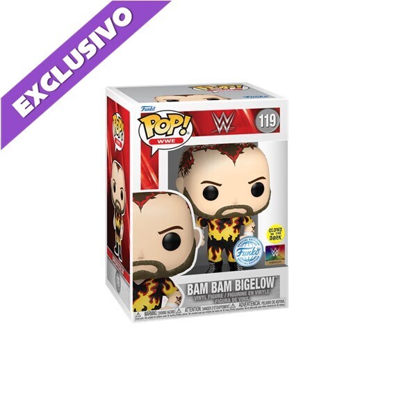 Funko Pop! Bam Bam Bigelow 119 (GITD) (Special Edition) - WWE