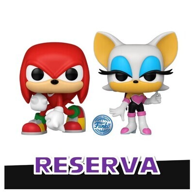 (RESERVA) Funko Pop! 2 pack Knuckles & Rouge (Special Edition) - Sonic The Hedgehog