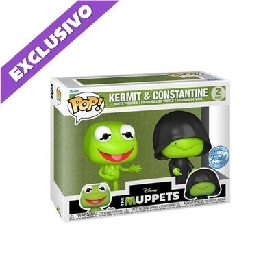 Funko Pop! 2-pack Kermit &amp; Constantine (Special Edition) - The Muppets Disney
