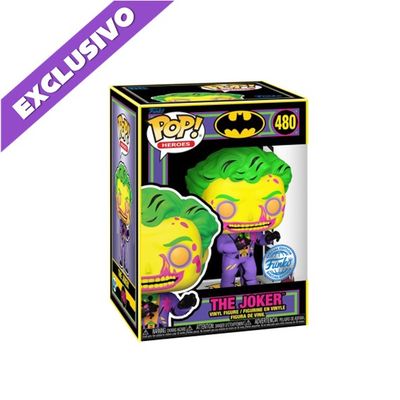 Funko Pop! The Joker Black Light 480 (Special Edition) - Batman DC Comics