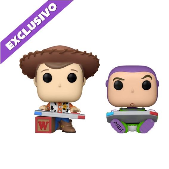 Funko Pop! 2-pack Woody &amp; Buzz Lightyear (EXPO 2024) - Toy Story Disney
