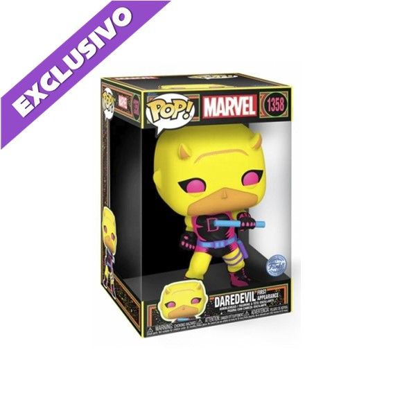 Funko Pop! 10'' Daredevil first appearance Black Light 1358 - Marvel