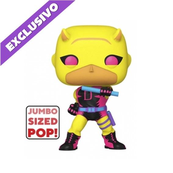 Funko Pop! 10&#39;&#39; Daredevil first appearance Black Light 1358 - Marvel