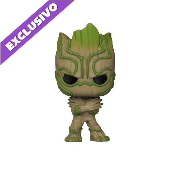 Funko Pop! Groot as Black Panther 1398 (Special Edition) - We are Groot Marvel