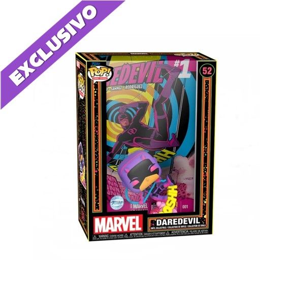 Funko Pop! Comic Covers Daredevil Black Light 52 (Special Edition) - Marvel