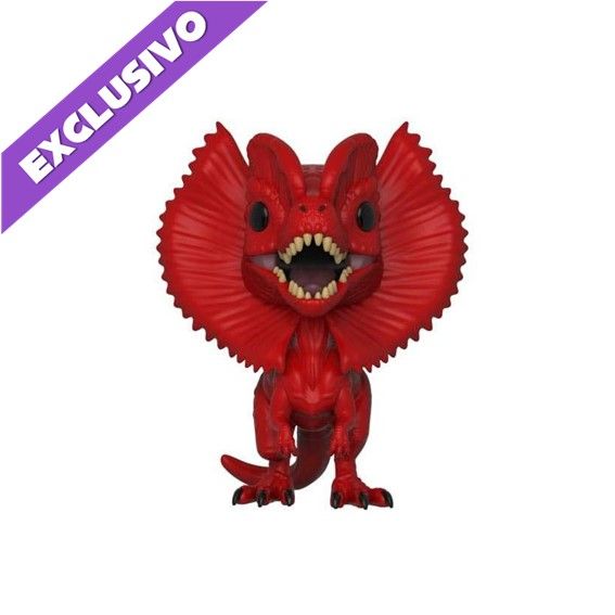 Funko Pop! Dilophosaurus Red 550 (Special Edition) - Jurassic Park