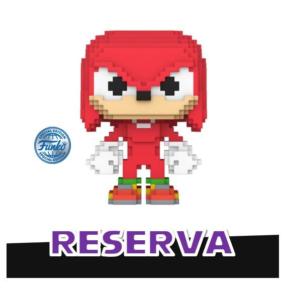 (RESERVA) Funko Pop! 8-bit Knuckles 35 (Special Edition) - Sonic The Hedgehog