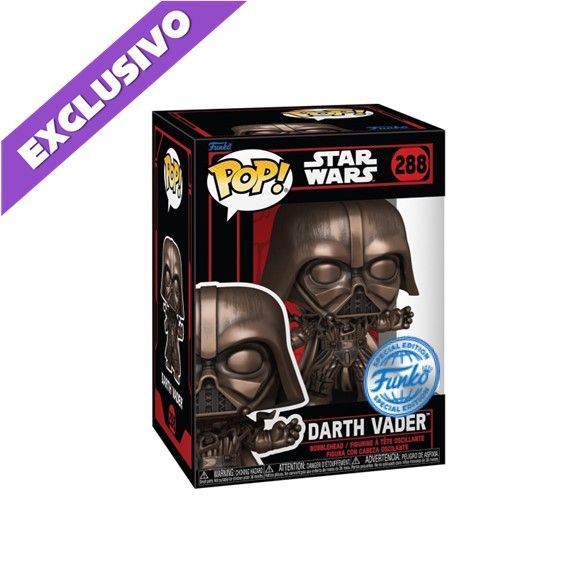 Funko Pop! Darth Vader 288 Bronce (Special Edition) - Star Wars