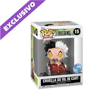 Funko Pop! Cruella de Vil in Cart 15 (Special Edition) - Disney Villains Trains