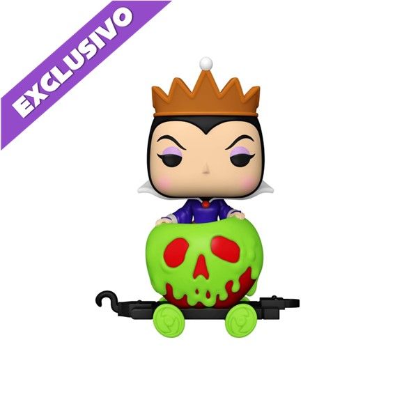 Funko Pop! Evil Queen in Cart 16 (Special Edition) - Disney Villains Trains