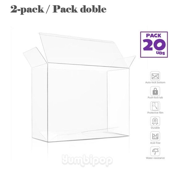 20 x Protectores Funko Pop! 2pack de 0.5mm