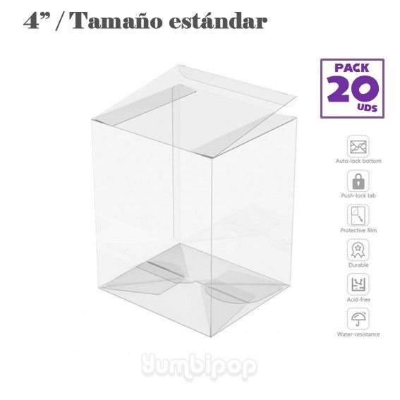 20 x Protectores Funko Pop! estándar 4&#39;&#39; de 0.5mm