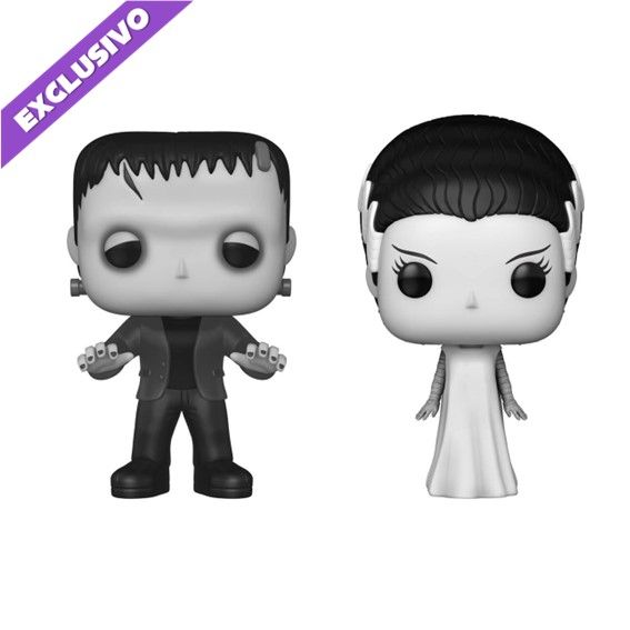 Funko Pop! 2-pack Frankenstein &amp; The Bride (Special Edition) - Universal Monsters