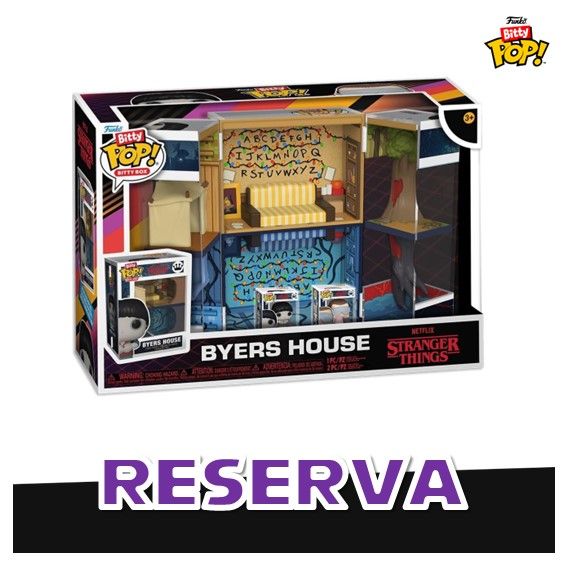Bitty Pop! Stranger Things Byers House Playset Bitty Box