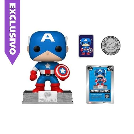 Funko Pop! Captain America 25th Anniversary - Marvel