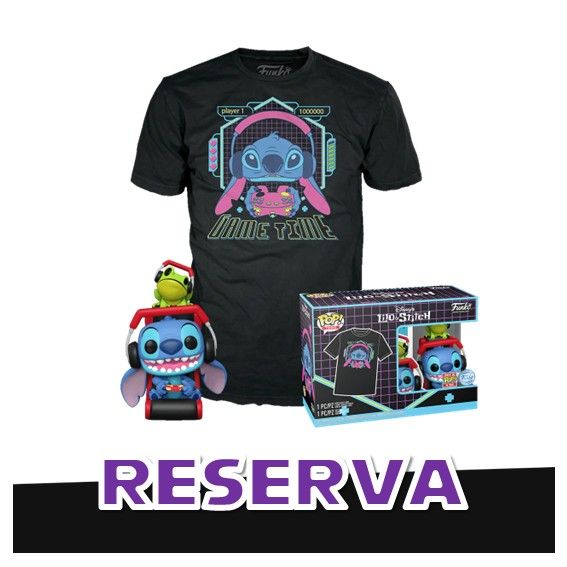 Funko Pop! &amp; Tee Gamer Stitch 1564 (Special Edition) - Disney Lilo &amp; Stitch