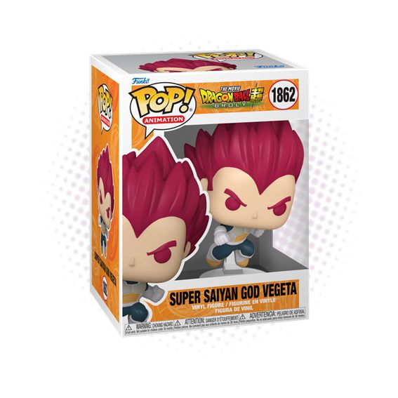 Funko Pop! Super Saiyan God Vegeta 1862 - Dragon Ball Super Broly