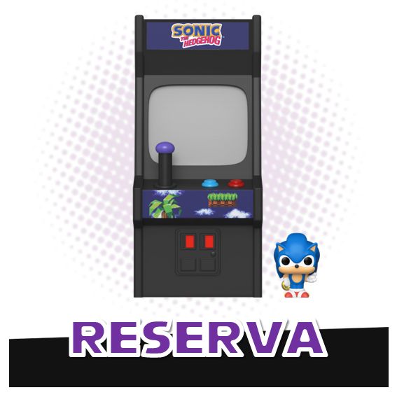 Bitty Pop! Sonic The Hedgehog - Arcade Display Funko RESERVA