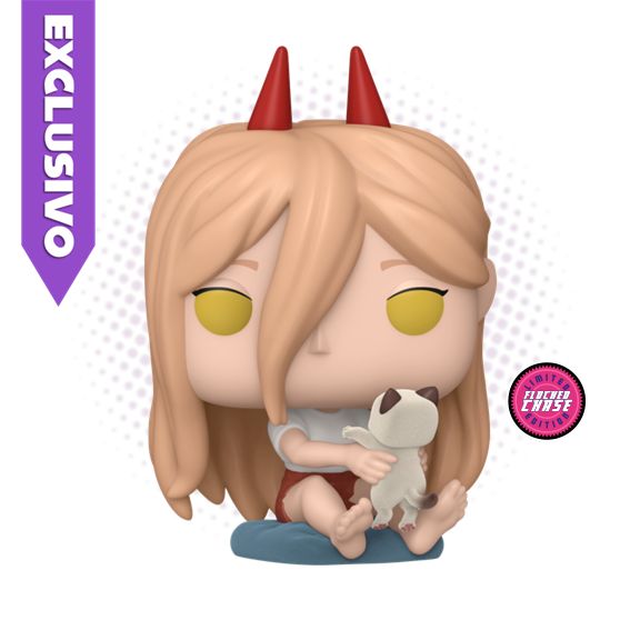 Funko Pop! Power with Meowy 1766 (SE) (Opción chase aleatoria) - Chainsaw Man