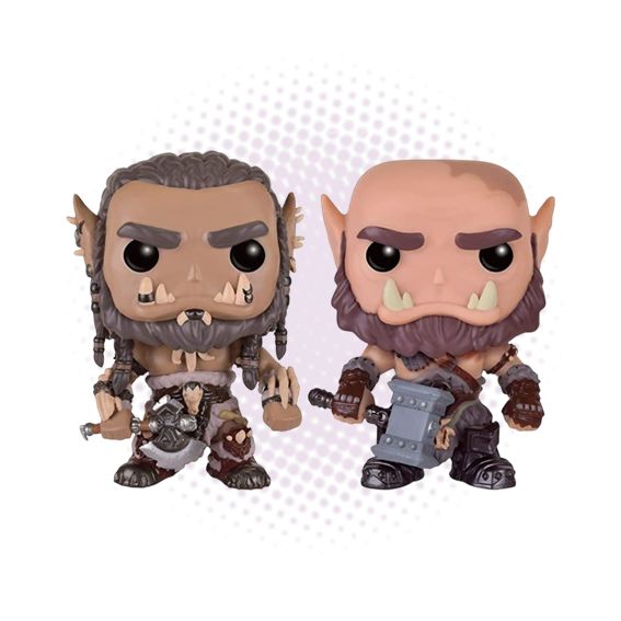 Funko Pop! 2-pack Durotan &amp; Orgrim - Warcraft WoW