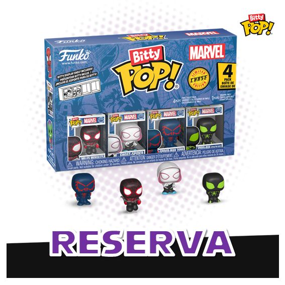 Bitty Pop! 4-pack Marvel Serie 2 RESERVA