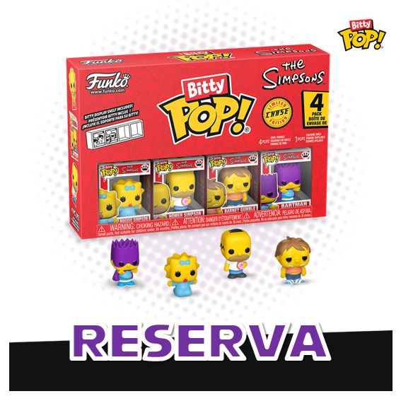 Bitty Pop! 4-pack The Simpsons Serie 3 RESERVA