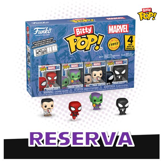 Bitty Pop! 4-pack Marvel Serie 1 RESERVA