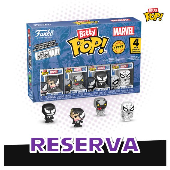 Bitty Pop! 4-pack Marvel Serie 3 RESERVA