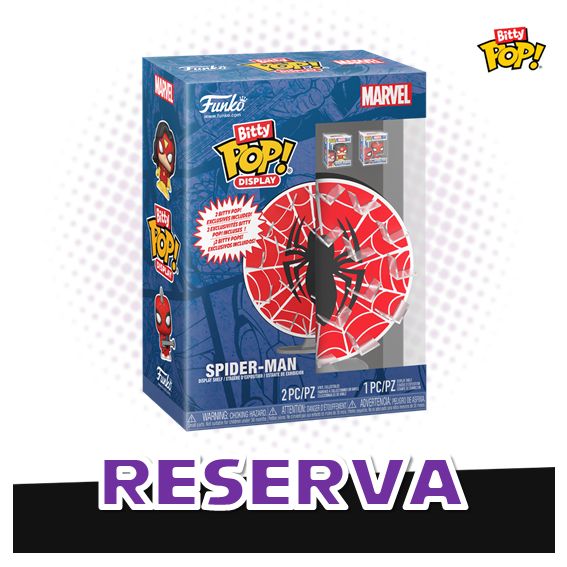 Bitty Pop! Display Spider-Man Web - Marvel RESERVA