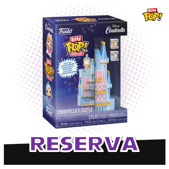 Bitty Pop! Display Cinderella&#39;s Castle - Disney RESERVA