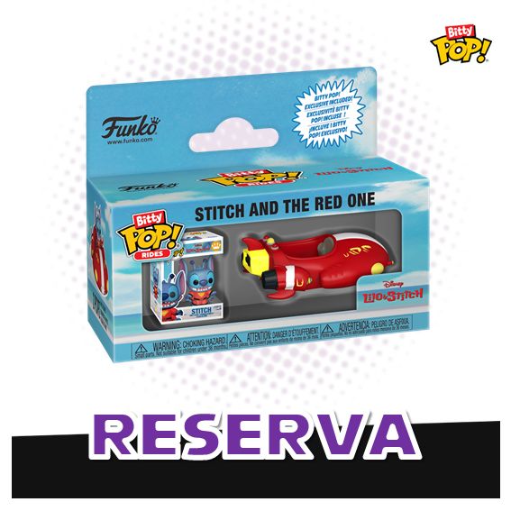 Bitty Pop! Rides Stitch and The Red One - Disney Lilo &amp; Stitch RESERVA